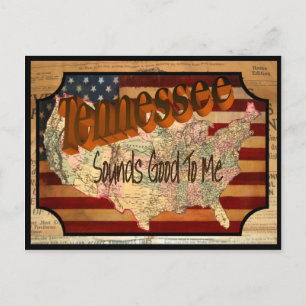 Vintag Tennessee Alte Postkarte