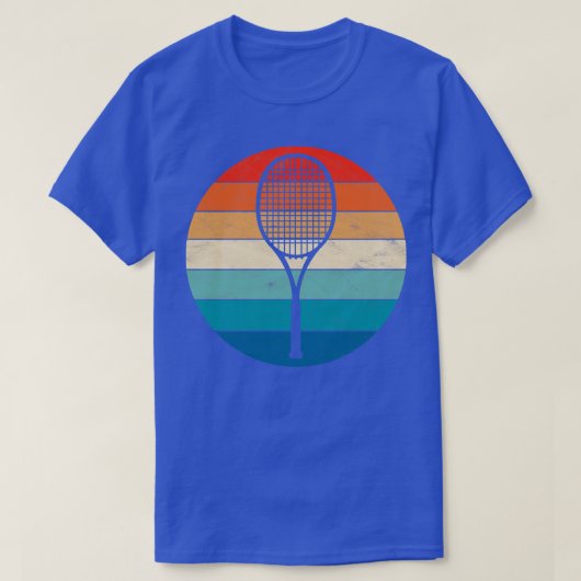 Vintag Tennis Racket T-Shirt (Design vorne)