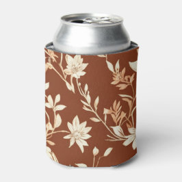 Vintag Terracotta Seamless Boho Blumenmuster Dosenkühler