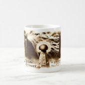 Vintag Tesla Letterhead Kaffeetasse (Mittel)