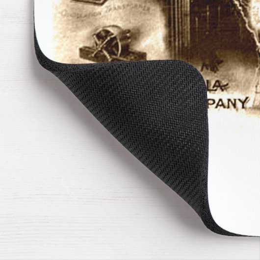 Vintag Tesla Letterhead Mousepad (Ecke)