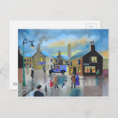 Vintag Tetley Tee van Street szene Postkarte (Vorne/Hinten)