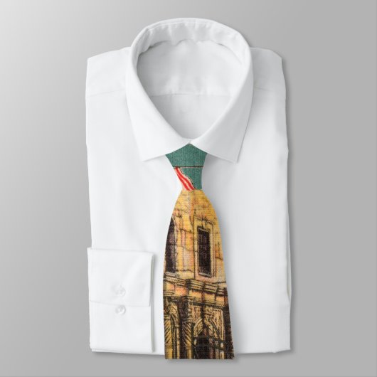 Vintag Texas Alamo Krawatte (Gebunden)