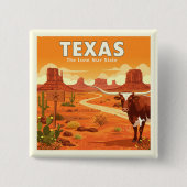 Vintag Texas Button (Vorderseite)