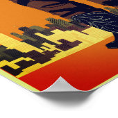 Vintag Texas Cowboy Poster (Ecke)