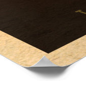 Vintag Texas Cowboy Travel Poster (Ecke)