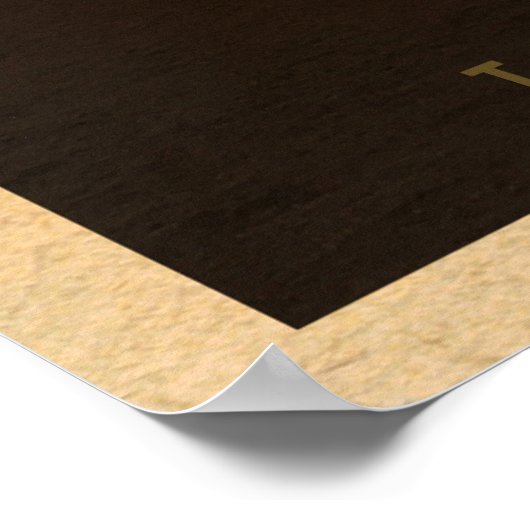 Vintag Texas Cowboy Travel Poster (Ecke)