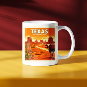 Vintag Texas Kaffeetasse
