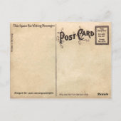 Vintag Texas Old Postcard Postkarte (Rückseite)