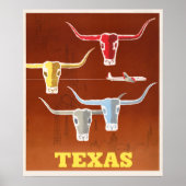 Vintag Texas Poster (Vorne)