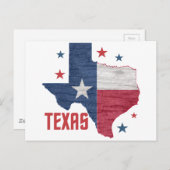Vintag Texas Postkarte (Vorne/Hinten)