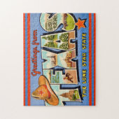 Vintag Texas Puzzle (Vertikal)