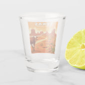 Vintag Texas Schnapsglas (Rückseite)