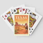 Vintag Texas Spielkarten (Rückseite)
