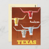 Vintag Texas Travel Postcard Postkarte (Vorne/Hinten)
