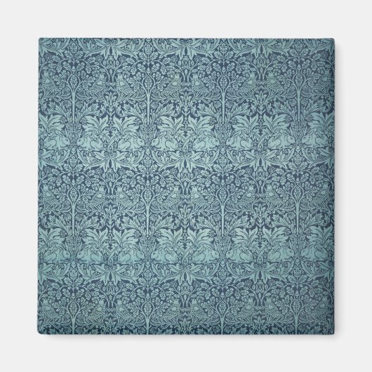 Vintag Textile Muster Brer Rabbit William Morris Magnet (Vorne)