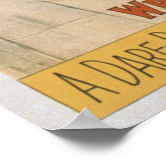 Vintag The Great Train Robbery Poster (Ecke)