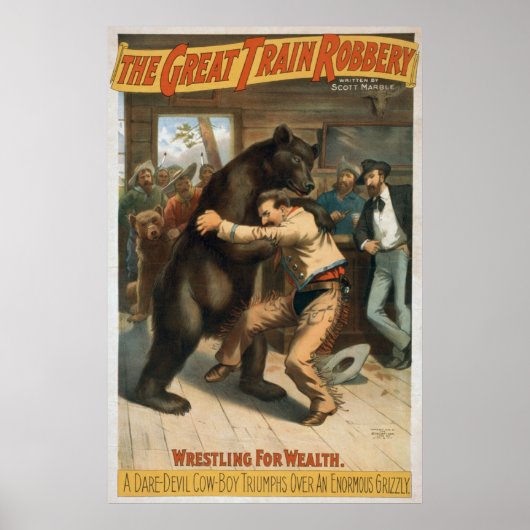 Vintag The Great Train Robbery Poster (Vorne)