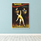 Vintag The Sandow Trocadero Vaudevilla Leinwanddruck (Insitu (Holzboden))