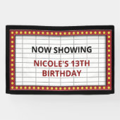 Vintag Theater Marquee Sign Banner (Horizontal)