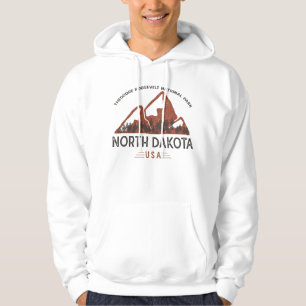 Vintag Theodore Roosevelt National Park North Dak Hoodie