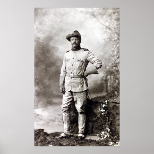Vintag Theodore Roosevelt Rough Riders Poster (Vorne)
