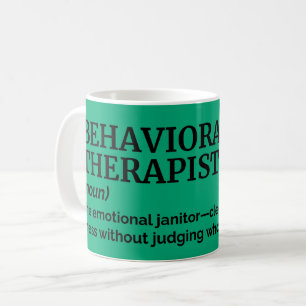 Vintag Therapeut Spaß Job Definition Tasse