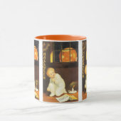 Vintag Thrilling Halloween von Ellen Clapsaddle Tasse (Zentrum)