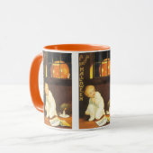 Vintag Thrilling Halloween von Ellen Clapsaddle Tasse (Vorderseite Links)