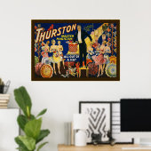 Vintag Thurston, Magier Poster (Heimbüro)