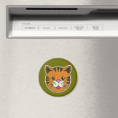 Vintag Tiger Magnet (In Situ (Geschirrspüler))