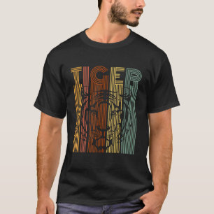 Vintag Tiger Retro Tiger Shirt Frauen Männer Kinde