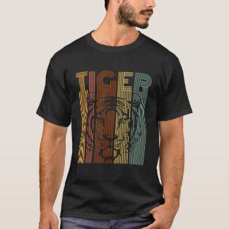 Vintag Tiger Retro Tiger Shirt Frauen Männer Kinde