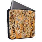 Vintag Tiger Safari Wildlife Pattern Laptopschutzhülle (Vorne Rechts)