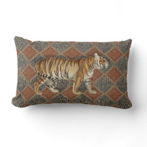Vintag Tiger Wild African Rustic Modern Geometric