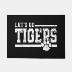 Vintag Tigers School Sports Name Retro Fußmatte