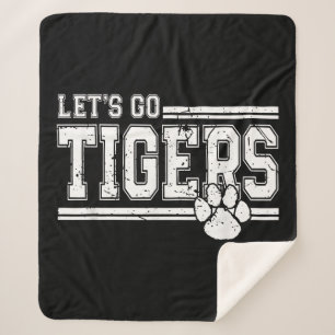 Vintag Tigers School Sports Name Retro Sherpadecke