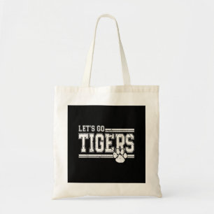 Vintag Tigers School Sports Name Retro Tragetasche