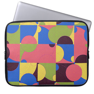 Vintag Tiles Retro-Muster der 60er Jahre Laptopschutzhülle