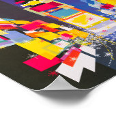 Vintag Time Square Travel Poster (Ecke)