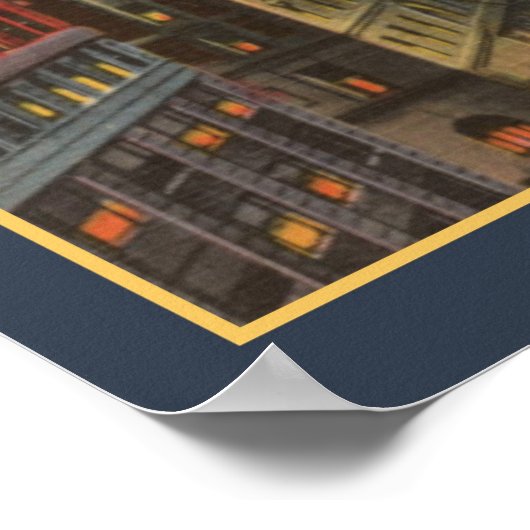 Vintag Times Square Poster (Ecke)