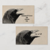 Vintag Tinge Visitenkarte (Vorne/Hinten)