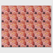 Vintag Tinsel Christmas Tree Geschenkpapier (Flach)