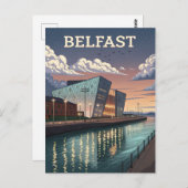 Vintag Titanic Belfast Travel Postkarte (Vorne/Hinten)