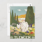 Vintag Tlemcen Algerien Postkarte (Vorne/Hinten)