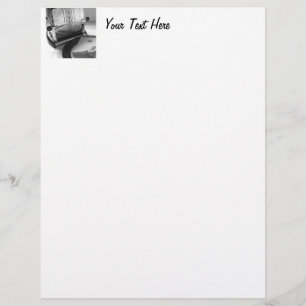 Vintag Toaster Kitchenette Art Letterhead