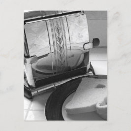 Vintag Toaster Kitchenette Postkarte