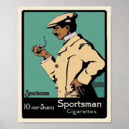 Vintag Tobacco Poster - Sportsman Cigarettes