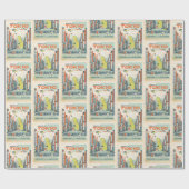 Vintag Tokio Japan Geschenkpapier (Flach)