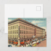 Vintag Toledo, Ohio Postkarte (Vorne/Hinten)
